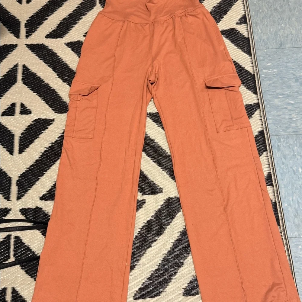women's pants RM Women's Orange Pants - Picture 3 of 6